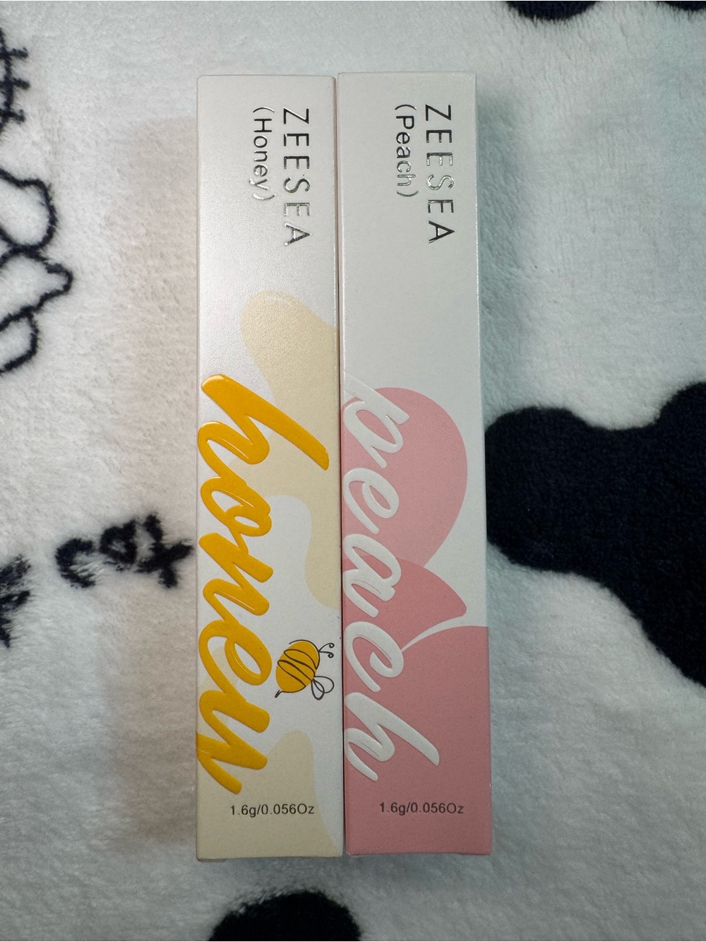 ZEESEA Honey & Peach Hydrating Lip Oil Duo